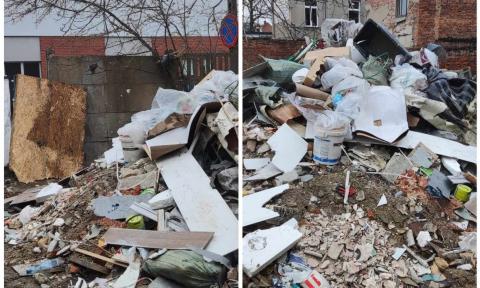 W centrum miasta urosła góra… śmieci Życie Pabianic