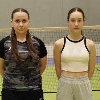 Anna Ciężka i Anna Basova (obie Korona Pabianice) grały w turnieju Warsaw Open Życie Pabianic